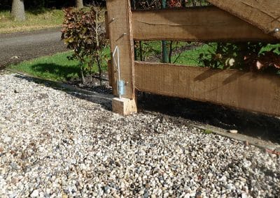 Openstand vergrendeling