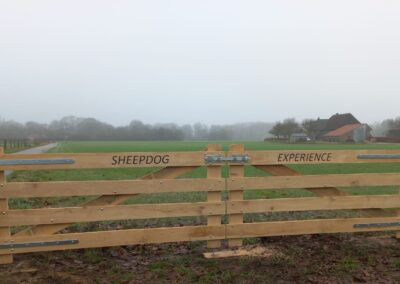 Afrastering voor de Sheepdog Experience